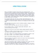 package deal HR BLOCK FINAL TEST REVIEW &lpar;ITC 2022&rpar;