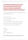 LVN EXIT RETAKE EXAM ACTUAL EXAM ACCURATE EXAM QUESTIONS WITH DETAILED VERIFIED ANSWERS &lpar;100&percnt; CORRECT ANSWERS&rpar; &sol;ALREADY GRADED A&plus;