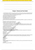 Test bank For Women's Health Care in Advanced Practice Nursing &comma; 2nd Edition By Ivy M&period; Alexander All Chapter 1-46 Complete Guide