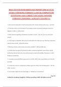 REAL ESTATE FUNDAMENTALS NEWEST 2024 ACTUAL EXAM 2 VERSIONS &lpar;VERSION A AND B&rpar; COMPLETE 250 QUESTIONS AND CORRECT DETAILED ANSWERS &lpar;VERIFIED ANSWERS&rpar; &vert;ALREADY GRADED A&plus;