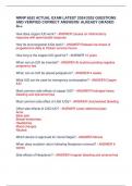 NRNP 6552 ACTUAL EXAM LATEST 2024&sol;2025 QUESTIONS AND VERIFIED CORRECT ANSWERS&sol; ALREADY GRADED A&plus;&plus;