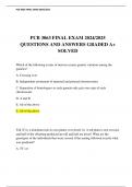 PCB 3063 FINAL EXAM 2024&sol;2025 QUESTIONS AND ANSWERS GRADED A&plus; SOLVED