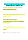 CEPSCI PRACTICE TEST QUESTIONS WITH COMPLETE SOLUTIONS