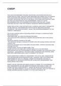 CWDP  QUESTIONS AND ANSWERS 2024