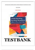Test bank for understanding nursing research 7th edition by grove