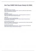 Get Top CWDP-304 Exam Study Kit 2024 Questions and Answers 