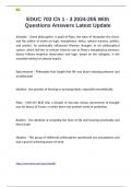 EDUC 703 Ch 1 - 3 2024-205 With Questions Answers Latest Update