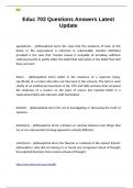 Educ 703 Questions Answers Latest Update