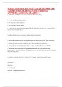 40 Hour Medication Aide Final Exam QUESTIONS AND CORRECT DETAILED ANSWERS &lpar;VERIFIED ANSWERS&rpar; &vert;ALREADY GRADED A&plus;