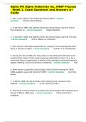 Alpha Phi Alpha Fraternity Inc&comma; IMDP Process - Week 1&period; Exam Questions and Answers A&plus; Guide