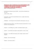Medication Aide Certification Exam QUESTIONS AND CORRECT DETAILED ANSWERS &lpar;VERIFIED ANSWERS&rpar; &vert;ALREADY GRADED A&plus;