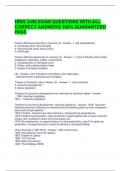 HRIR 3450 EXAM QUESTIONS WITH ALL CORRECT ANSWERS 100&percnt; GUARANTEED PASS
