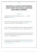 PADI QUIZ 1A&comma; 2A AND 3A NEW VERSIONS LATEST UPDATE THIS YEAR ALL QUESTIONS AND CORRECT ANSWERS