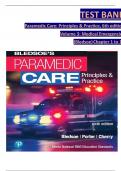 Test Bank For Paramedic Care&colon; Principles & Practice&comma; 6th edition Volume 3 by Bledsoe&comma; All 13 Chapters Covered&comma; Verified Latest Edition