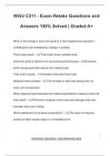 C211 EXAM PACKAGE DEAL QUESTIONS AND VERIFIED ANSWERS 100&percnt; GUARANTEED PASS &vert; LATEST UPDATE