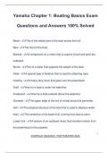 BOATING EXAM PACKAGE DEAL QUESTIONS AND  ANSWERS 100&percnt; SOLVED &vert; ALREADY GRADED A&plus; &vert; GUARANTEED SUCCESS