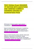 TNCC Written Exam