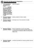 WGU D427 DATA MANAGEMENT APPLICATIONS OA EXAM LATEST 2024 ACTUAL 150 QUESTIONS WITH DETAILED ANSWERS &sol;A&plus; GRADE ASSURED