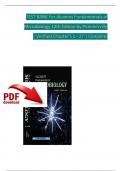 TEST BANK For Alcamos Fundamentals of Microbiology 12th Edition by Pommerville &vert; Verified Chapter's 1 - 27 &vert; Complete
