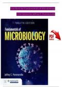 TEST BANK For Alcamos Fundamentals of Microbiology 12th Edition by Pommerville &vert; Verified Chapter's 1 - 27 &vert; Complete