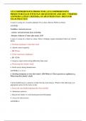 ATI COMPREHENSIVE PREDICTOR &vert; ATI COMPREHENSIVE PREDICTOR EXAM WITH NGN 180 QUESTIONS AND 100&percnt; VERIFIED ANSWERS LATEST &lpar;2025&sol;2026&rpar;&comma; GUARANTEED PASS 