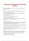 Med Surg Hesi V2 Questions And Answers Already Graded A&plus;