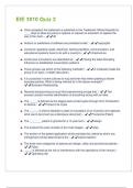 ElE 3010 Quiz 2  Questions And Answers With Latest Updates