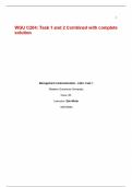 WGU C204&colon; Task 1 and 2 Combined with complete solution