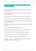 Portage Learning BIOD 101 Module 2 &vert; Questions and  Answers Graded A&plus;