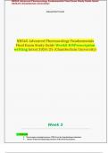 NR565 Advanced Pharmacology Fundamentals Final Exam Study Guide Week5-8 &Prescription writting latest 2024&sol;25 &lpar;Chamberlain University&rpar;