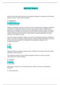 NSG 441 Exam 3 &vert; Questions and Answers &lpar;Complete Solutions&rpar;