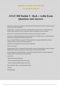 ANAT 380 Module 5 - Back &plus; Axilla Exam Questions And Answers