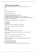 TCFP prep Exam Questions and Correct Answers