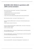BUSOBA 2321 Midterm questions with 100&percnt; correct answers