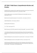 ATI TEAS 7 Math Exam&colon; Comprehensive Review and Practice