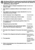 2024 Newest &vert;ESCO Air Conditioning Exam&vert;2024-2025 UPDATE&vert;COMPREHENSIVE FREQUENTLY MOST TESTED QUESTIONS AND VERIFIED ANSWERS&vert;GET IT 100&percnt; ACCURATE&excl;&excl;