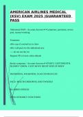 AMERICAN AIRLINES MEDICAL &lpar;KSV&rpar; EXAM 2025 &vert;GUARANTEED PASS
