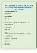 NEC &lpar;Equipment for General Use&rpar; CHAPTER 4  MULTIPLE CHOICE QUESTIONS AND ANSWERS  100&percnt; ACCURATE