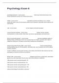 Psychology Exam 6 Practice Assessment Questions And Answers 100&percnt; Guaranteed Success&period;