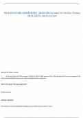 WGU D359 PRE-ASSESSMENT&lowbar; AGILE HR ATTEMPT &num;1 STATUS- PASSED 2024-2025 COMPLETE EXAM