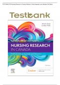 Nursing Research in Canada&colon; Methods&comma; Critical Appraisal&comma; and Utilization 5th Edition Test Bank by Mina D&period; Singh&comma; Lorraine Thirsk&comma; Sarah Stahlke