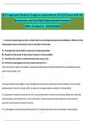 ATI Capstone Medical Surgical assessment NCLEX Exam with 60 Questions and Verified Rationalized Answers 100&percnt; Graded A&plus; &lpar;2025&sol;2026&rpar;