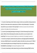 ATI Capstone Medical Surgical assessment NCLEX Retake Exam with 70 Questions and Verified Rationalized Answers&comma; 100&percnt; Graded A&plus; &lpar;2025&sol;2026&rpar;