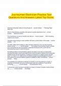 Journeyman Electrician Certification bundled exam 2024&period;