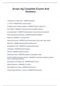 Acnpc-Ag Complete Exams And  Answers&period;2025&sol;2026