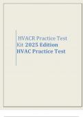 HVACR Practice Test Kit 2025 Edition HVAC Practice Test
