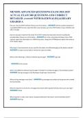 MENDIX ADVANCED QUESTIONS EXAM 2024-2025  ACTUAL EXAM 300 QUESTIONS AND CORRECT  DETAILED ANSWERS WITH RATIONALES&vert;&vert;ALREADY GRADED A  