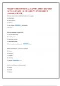 NR 228 NUTRITION FINAL EXAM LATEST 2023-2024  ACTUAL EXAM  140 QUESTIONS AND CORRCT  ANSWERS&vert;AGRADE   What can cause a sodium deficiency&quest; &lpar;select all that apply