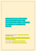     NRCME &lpar;DOT&rpar; Exam 2022 EXPERT SOLUTION&vert;BRAND NEW EXAM QUESTIONS AND CORRECT ANSWERS&comma; ALL GRADED A&plus;&vert;GUARANTEED SUCCESS&period;