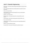 Unit 11 Genetic Engineering